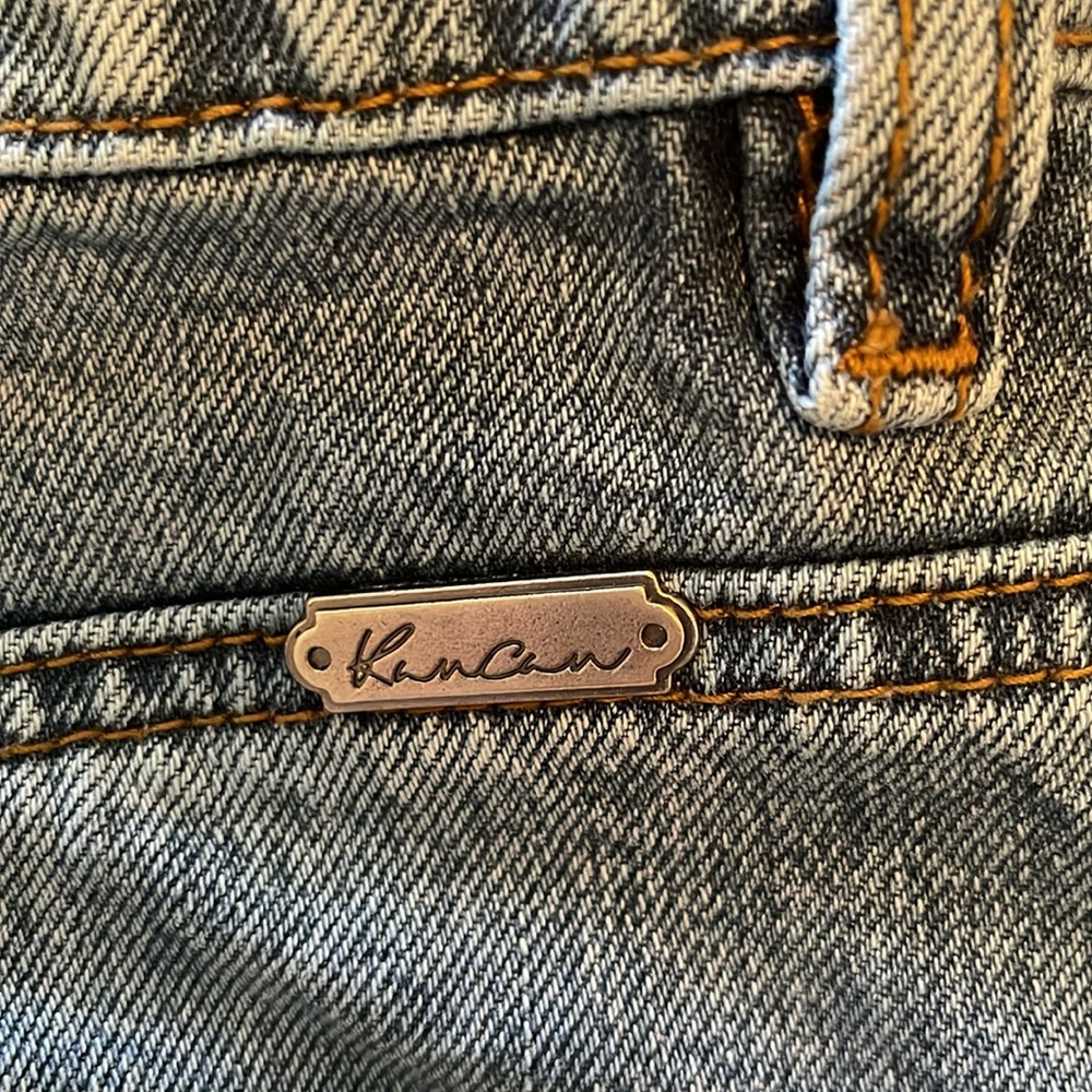 Kancan Destroyed Denim Skirt Size Med. - Picture 5 of 7